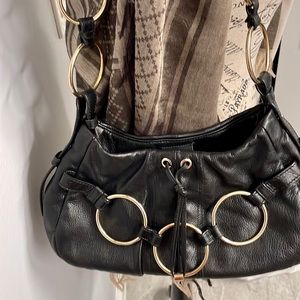 YSL/Tom Ford Calfskin Saharienne Hobo Bag Black Y2K is back